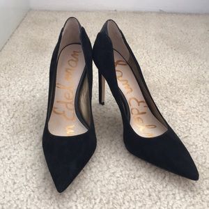 Sam Edelman NEVER WORN Hazel black suede pumps